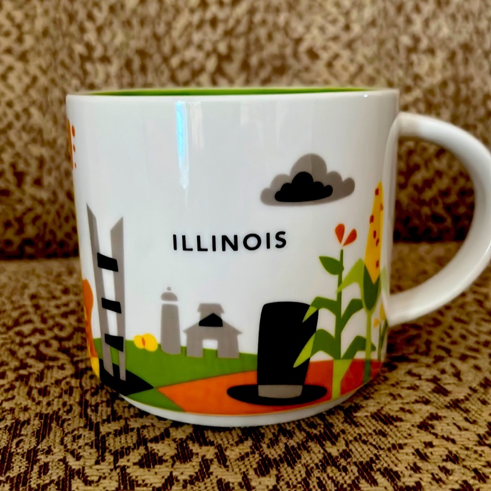 Starbucks You Are Here Collection Illinois mug.